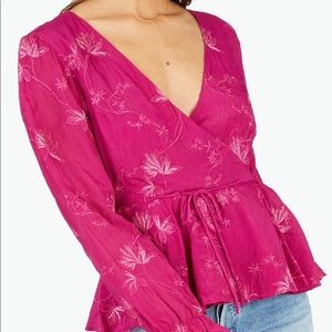 CLEOBELLA WRAP BLOUSE